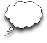 Speech Bubble with Light Shade