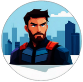 Winter Soldier Character - App Icon - Fan Art