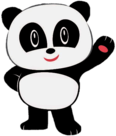 Julius Jr Character Ping the Panda Waving
