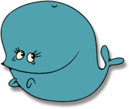 Flapjack Character Bubbie the Talking Whale