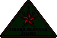 DŠO Jiskra Slovena Žilina (1950's logo)