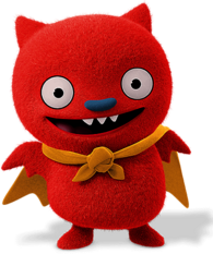 UglyDolls - Lucky Bat wearing cape