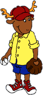 Arthur Character George Lundgren Playing Baseball
