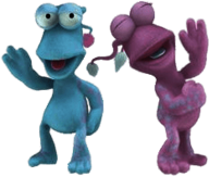 SpottyWot and DottyWot Having Fun