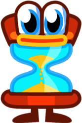 Topsy Turvy the Tardy Timer