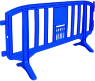Bleu Crash Barrier Plastic