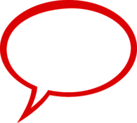 Red Speech Bubble