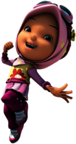 BoBoiBoy Character Yaya Jumping