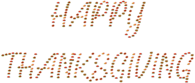 Happy Thanksgiving Turkey Text
