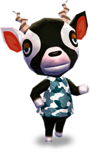 Animal Crossing character Zell