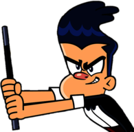 Harry Holding Magic Stick