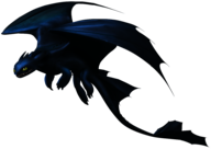 Night Fury with Long Tail