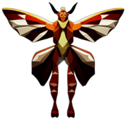 Atlas Moth, Children'S Cartoon Animation Style -  Full Body, Single View, No Shadow
