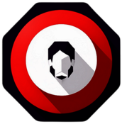 Messaging, Minimalist App Icon - Circle Icon Bevel Border