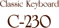 C-230 Classic Keyboard