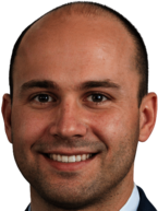 Bald Smiling Man Open Mouth