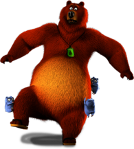 Grizzy With Lemmings Around Legs