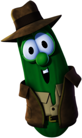 Larry the Cucumber Leather Vest
