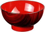 Red Lacquerware Bowl