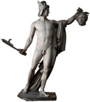 Perseus white statue