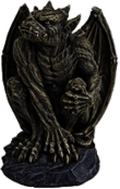 Sitting Gargoyle Statue