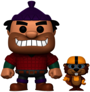 Rufus Ruffcut and Sawtooth Funko Pop