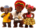 Rastamouse with Scratchy and Zoomer