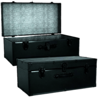 Two Military Footlockers