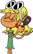 Leni Loud Doing Her Hair
