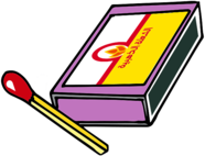 Matchbox with Match