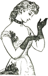 Lady With Black Gloves