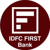 IDFC First Bank logo round