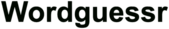 WordGuessr 