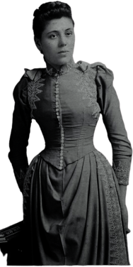 Standing Young Victorian Woman