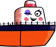 Marge the Barge Winking
