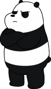 We Bare Bears Panda Angry