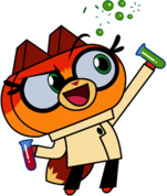 Unikitty Dr. Fox Doing Experiment