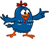 Lottie Dottie Chicken Pointing