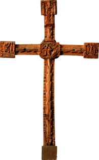Carved Wooden Cross
