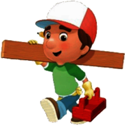 Handy Manny Carrying Wood