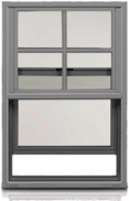 Single Hung White Sash Window