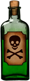 Bottle Of Green Poison