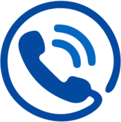 Blue Phone Icon