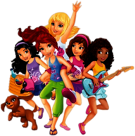 Lego Friends Having Fun