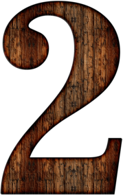 Wooden Number 2
