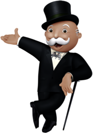 Mr Monopoly Standing