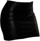Skirt Leather Black