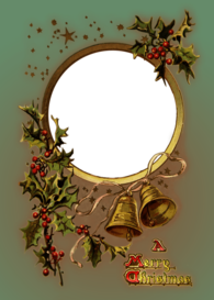 Vintage Christmas Photo Frame