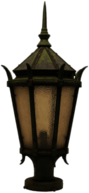 Iron Street Lantern Head