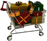 Shopping Cart Full Of Presents